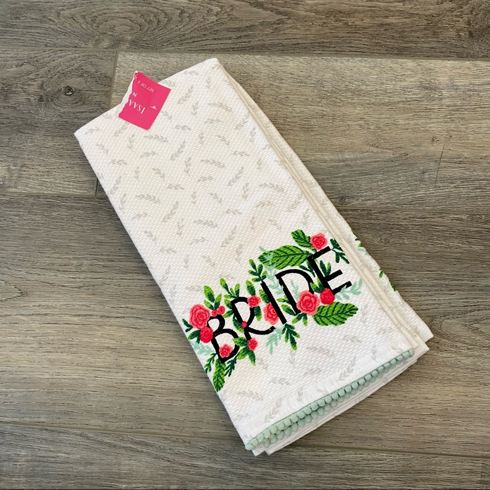 Isaac Mizrahi Home | Bridal Printed Floral Tea Towels